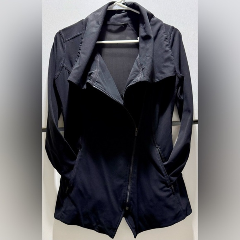 🛷Athleta Black Blissout Sweatshirt Fitness Jacket